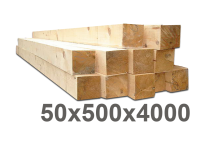 Купить брус деревянный строительный 50 на 50 на 4000 миллиметров в Харькове